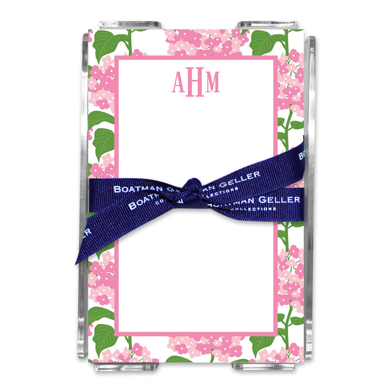 Personalized Note Sheets in Acrylic Sconset Pink - Boatman Geller