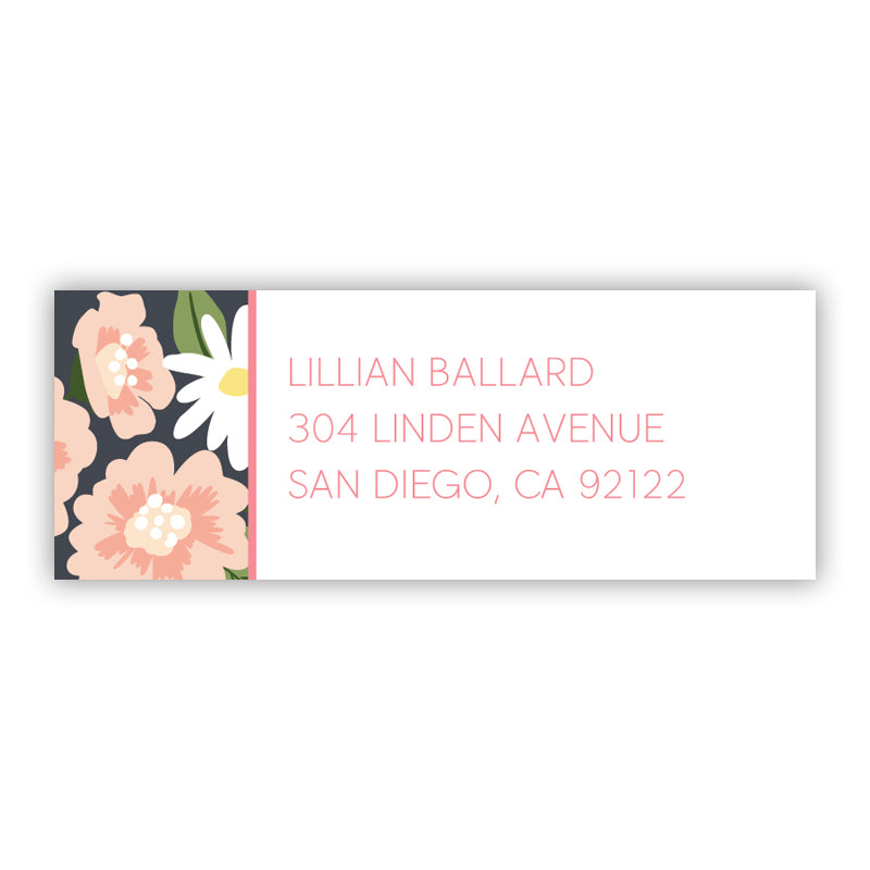Personalized Address Labels Lillian Floral - Boatman Geller