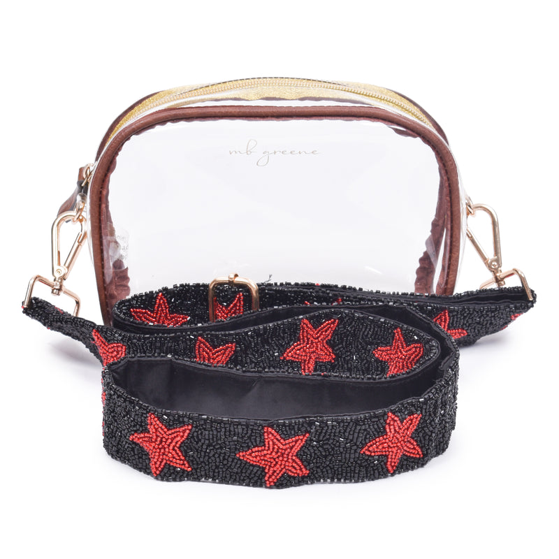 Custom Beaded Starry Starry Purse Strap - You Choose The Colors