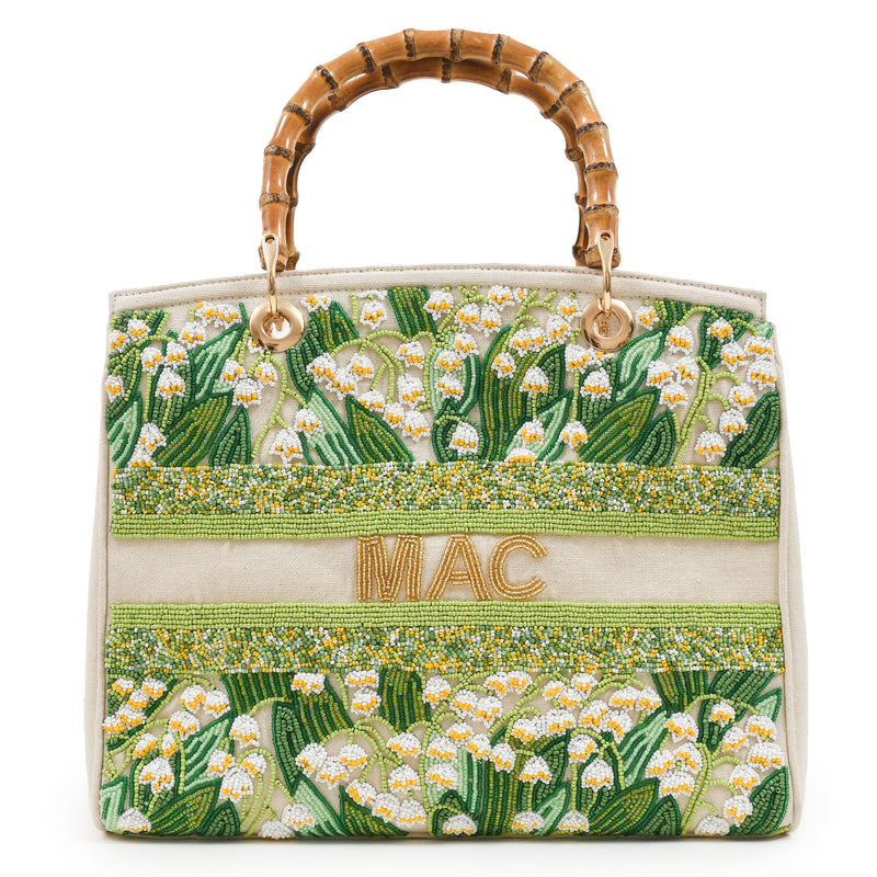 Bamboo Jane Bag Lilly of the Valley – Classic Prep Monograms