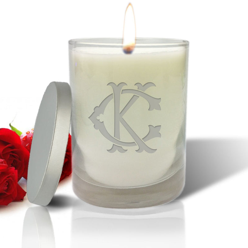 Monogram Chic Candle in Glass Jar