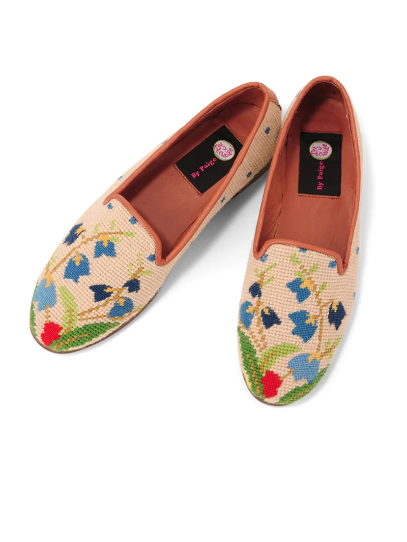 Flower Bouquet Ladies Needlepoint Loafer - By Paige