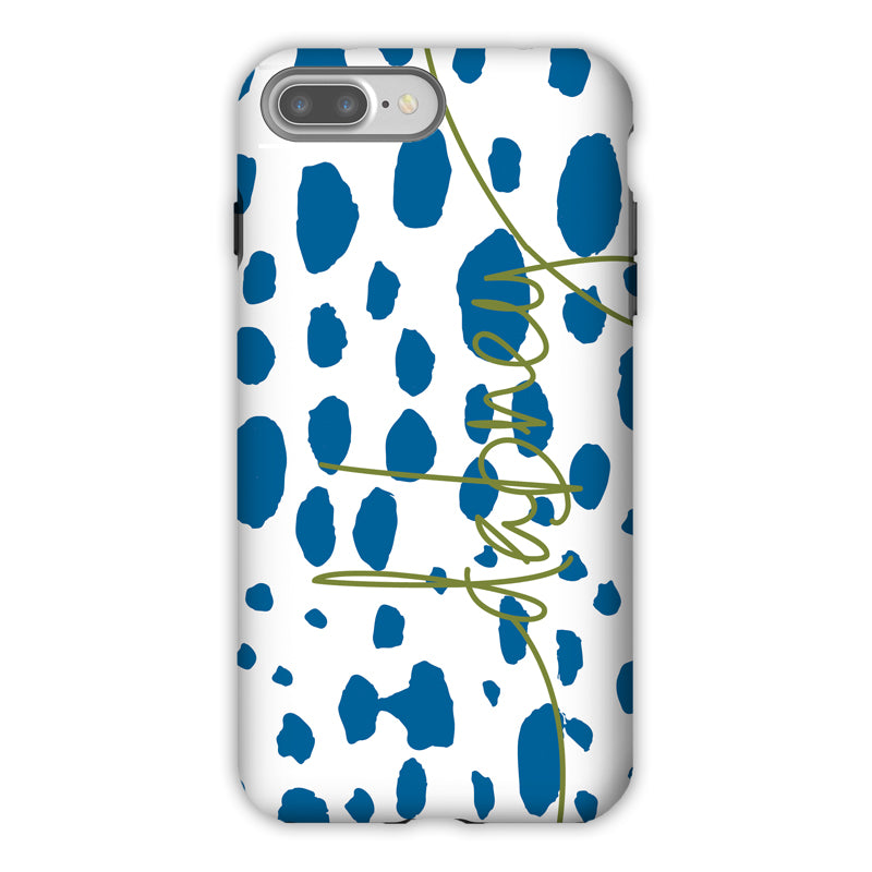 Monogram iPhone X Cases by Dabney Lee