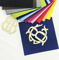 Monogram Cocktail Napkins