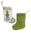 The Holiday Topiary  Needlepoint Stocking (2 Sizes)