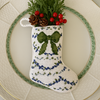 The Classic Holiday Bow Needlepoint Stocking (2 Sizes)