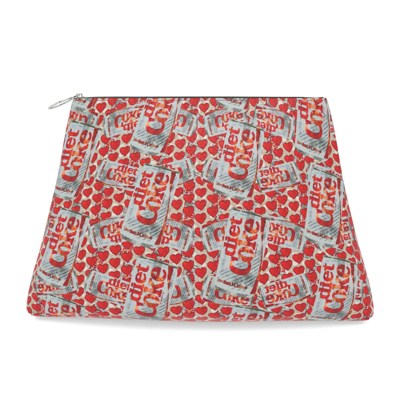 Roomy Leather Clutch- LOVE LANGUAGE