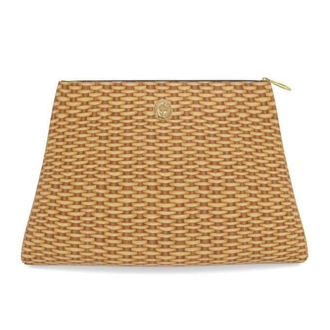 Roomy Leather Bag, NANTUCKET BASKET