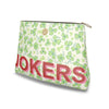 Roomy Leather Mahjong Tile Bag, JOKERS CLOVER