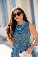3 Stack  Tradd Turquoise Necklace  - Belle of the Ball Collection