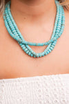 3 Stack  Tradd Turquoise Necklace  - Belle of the Ball Collection
