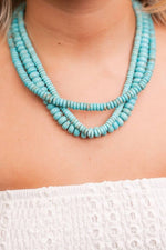 3 Stack  Tradd Turquoise Necklace  - Belle of the Ball Collection