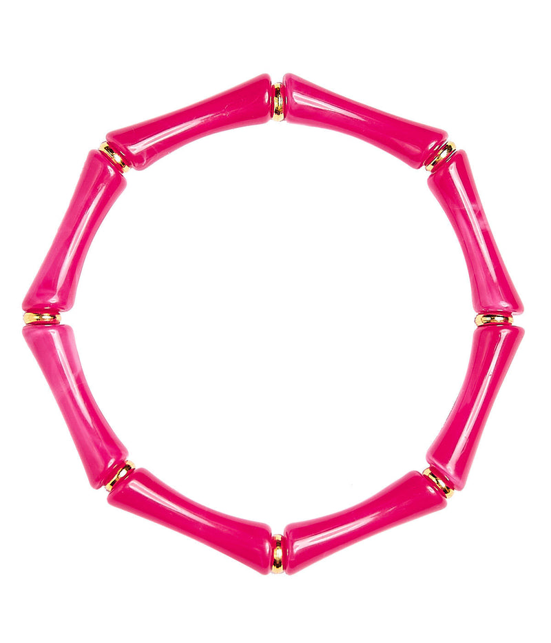 Lucy - Bamboo Acrylic Bracelet