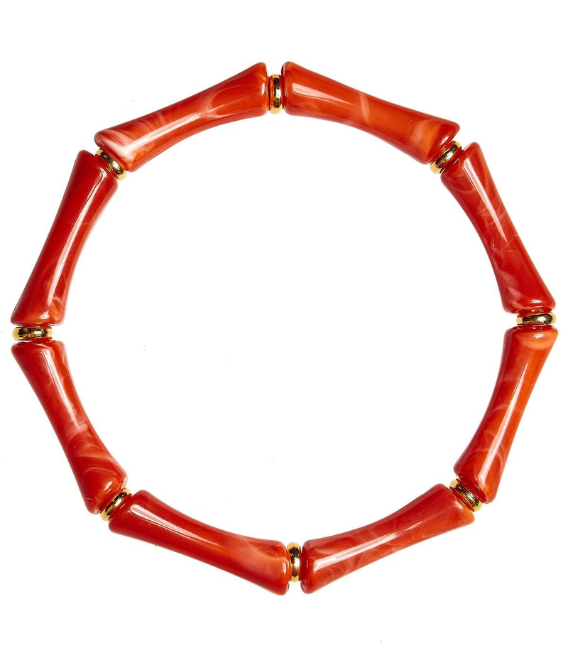 Lucy - Bamboo Acrylic Bracelet