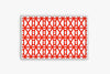 Bamboo Red Holiday Acrylic Tray