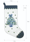 The Chinoiserie Tree Needlepoint Stocking (2 Sizes)