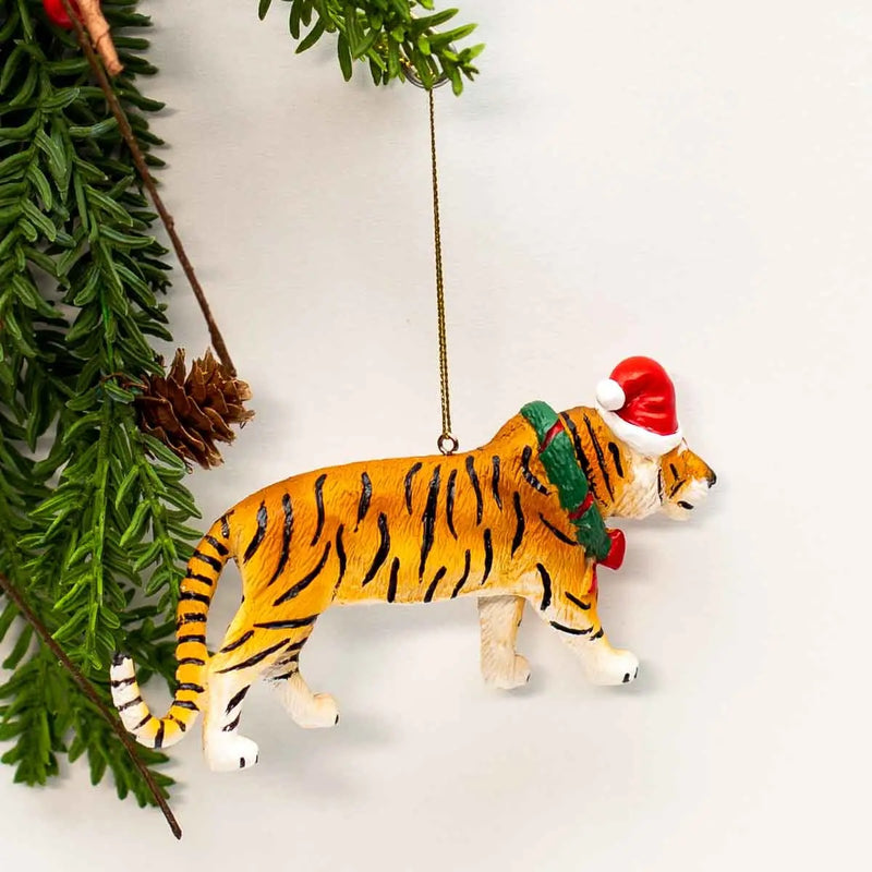 Weihnachts-Tiger-Ornament