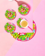 Colorful Nutcracker Acrylic Drink Coaster Set
