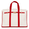 Portside Carryall Boat Tote - Lighthouse Red
