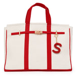Portside Carryall Boat Tote - Lighthouse Red