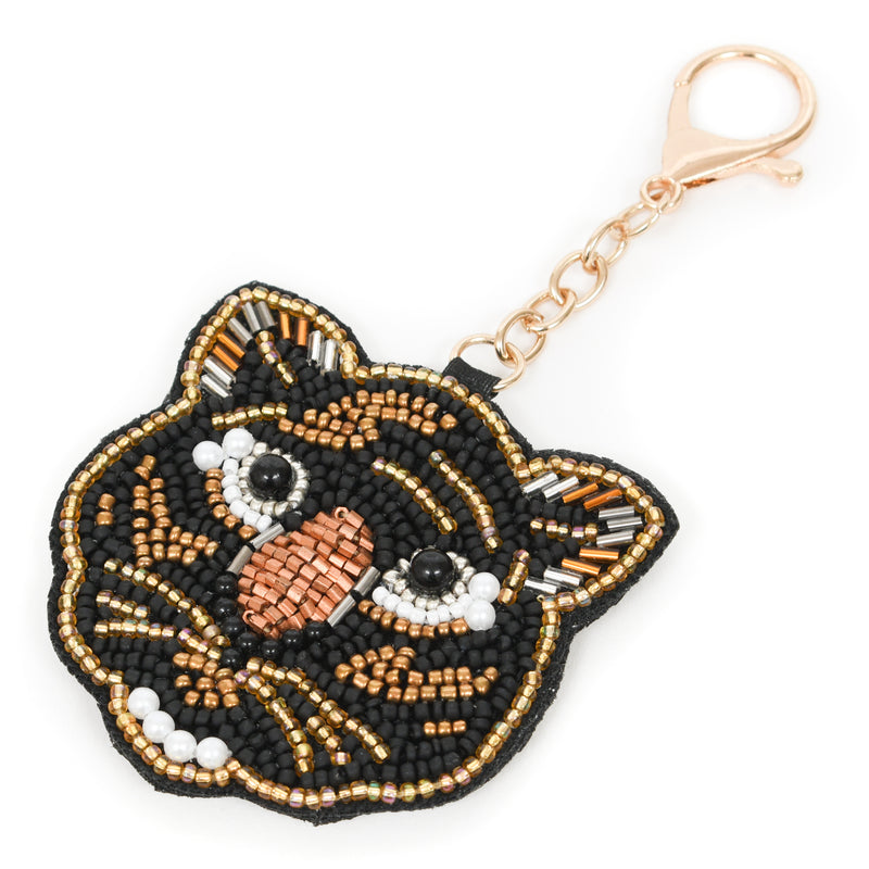 Marina Minis Tiger Face Bag Charm