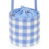 Byrdie Bucket Bag - Blue Gingham