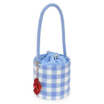 Byrdie Bucket Bag - Blue Gingham