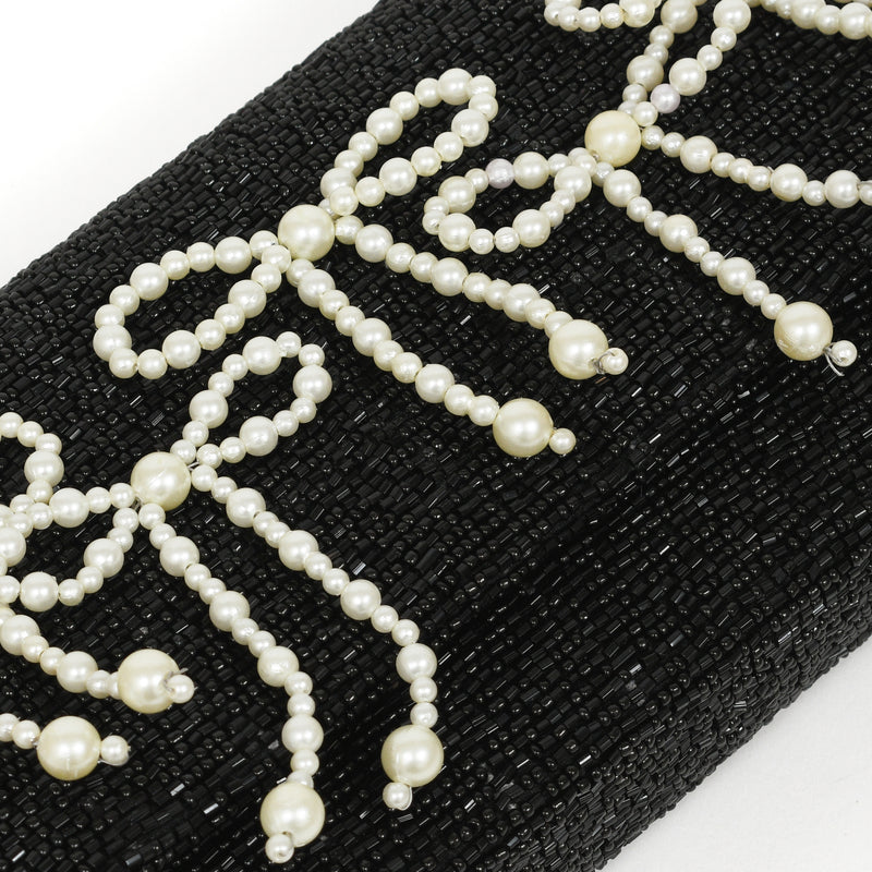 Custom Beaded Bow Bag