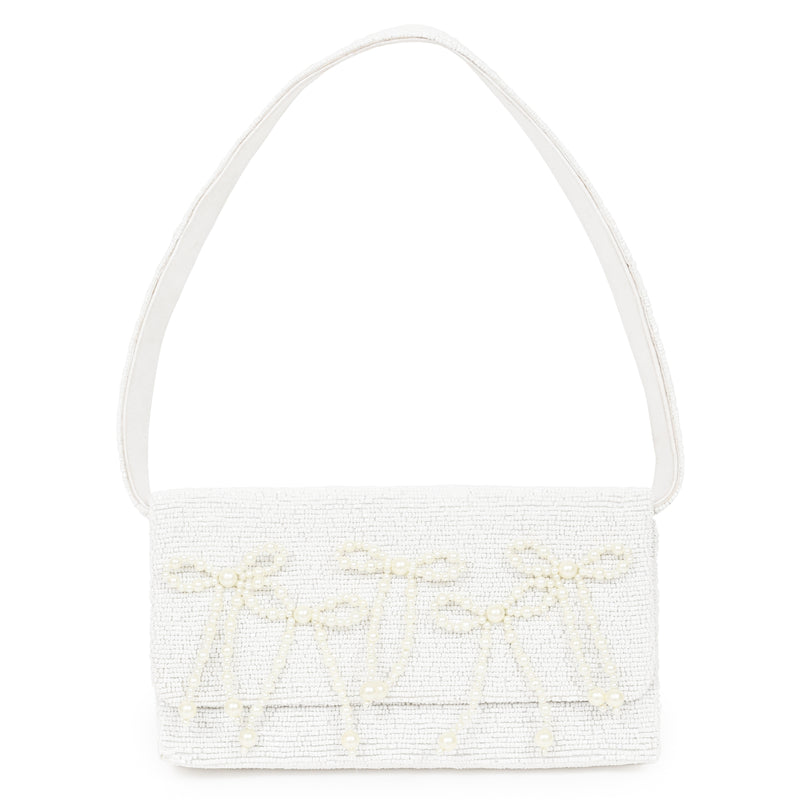 Custom Beaded Bow Bag