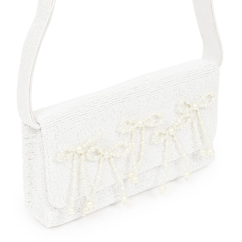 Custom Beaded Bow Bag