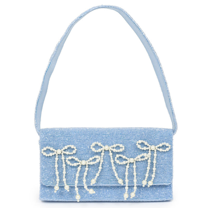 Custom Beaded Bow Bag
