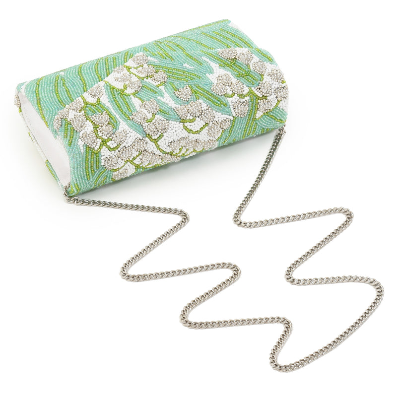 Mini-Umschlag-Clutch – Maiglöckchen – Sanftes Grün