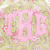 Block Print Monogram Travel Case - Celery | Rose