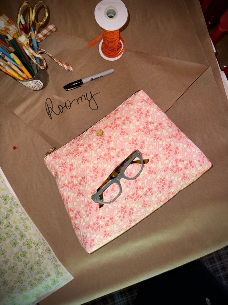 Roomy Leather Tile Bag- LOVE LANGUAGE. MAHJ BABY