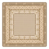 Mahjong Gaming Mat, Caned Trompe L'oeil BLONDE