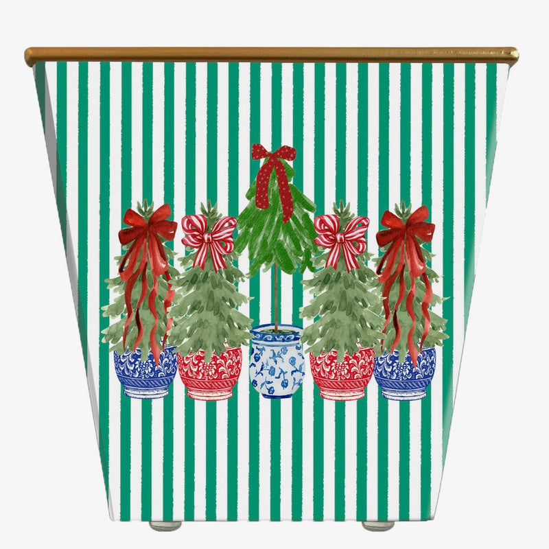 Potted Christmas Trees Cachepot Candle