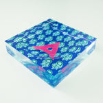 Catchall Tray - Single Initial Maya Blue - New!