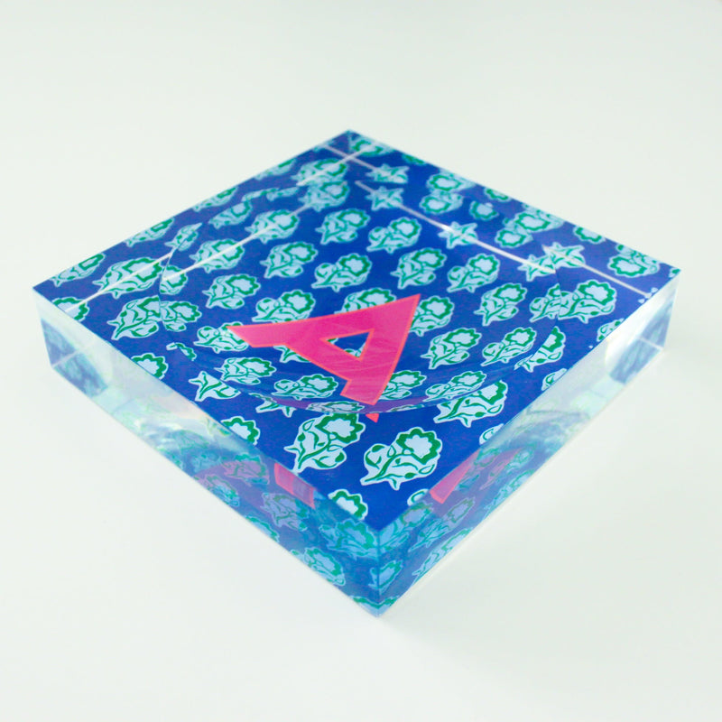 Catchall Tray - Single Initial Maya Blue - New!