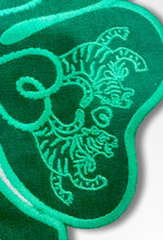 Embroidered Linen Cocktail Napkins- TIGER CLOVER LOGO