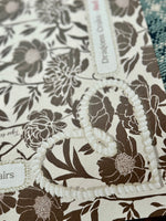 Mahjong Gaming Mat, COCONUT PEONY **RULES EDITION**