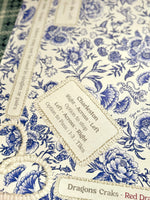 Mahjong Gaming Mat, CHINOISERIE BLEU **RULES EDITION**
