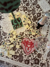 Mahjong Gaming Mat, COCONUT PEONY **RULES EDITION**