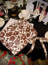 Roomy Leather Clutch, PRINTED LEOPARD FUR