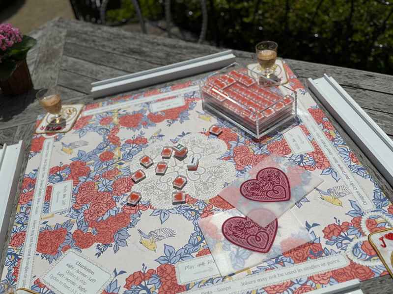 Mahjong Gaming Mat, POP ART ROSES