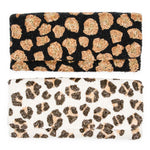 Foldover Custom Beaded Clutch - Leopard