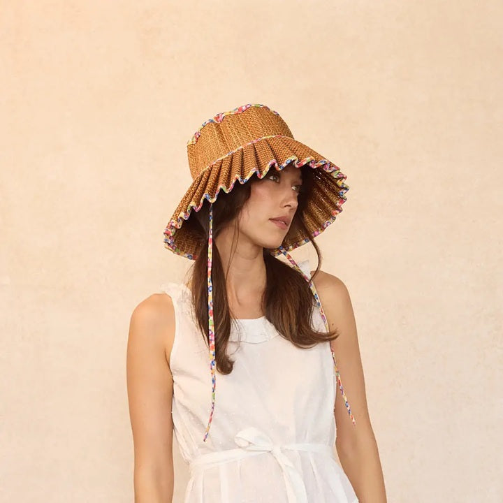 Luxe Capri Hat - Sun Speckles - Lorna Murray
