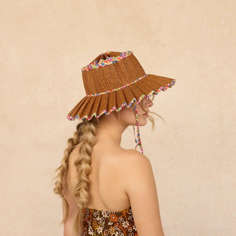 Luxe Capri Hat - Sun Speckles - Lorna Murray