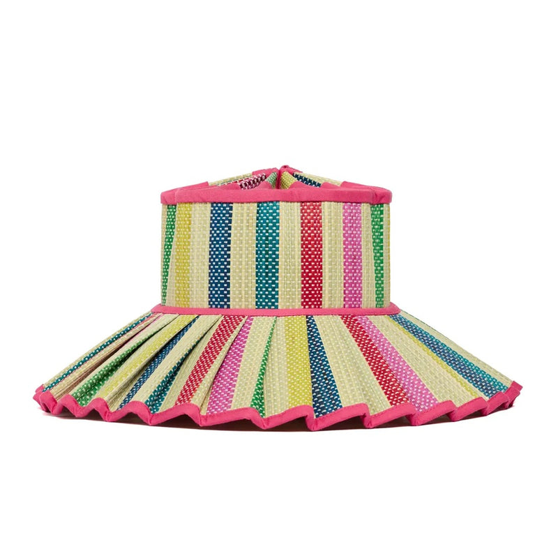 Luxe Capri Hat - Resort Days Fuchsia - Lorna Murray