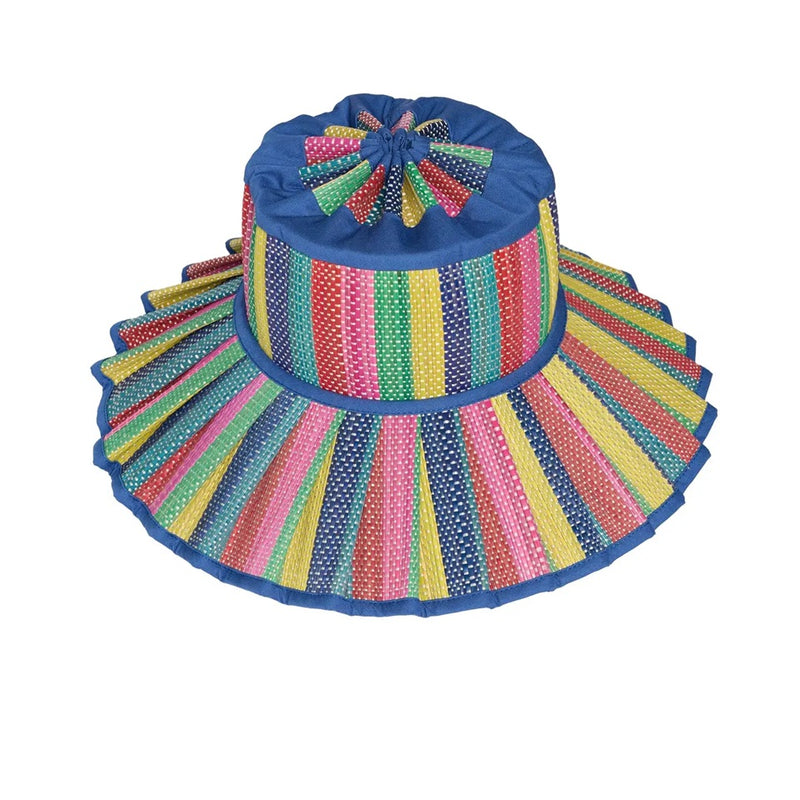 Luxe Capri Hat - Resort Days Ultramarine - Lorna Murray