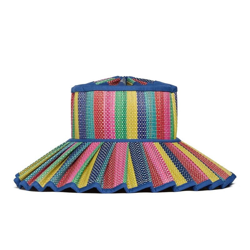 Luxe Capri Hat - Resort Days Ultramarine - Lorna Murray